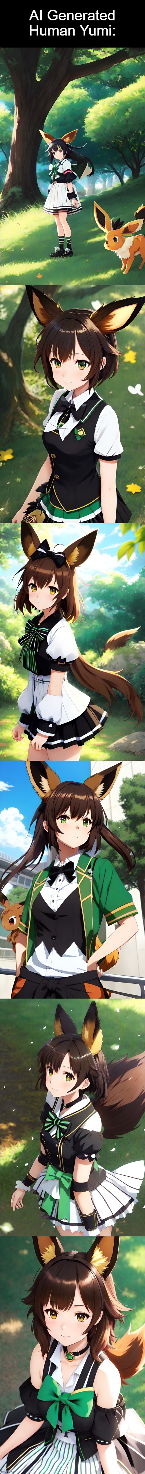 AI Generated Human Yumi: | made w/ Imgflip meme maker