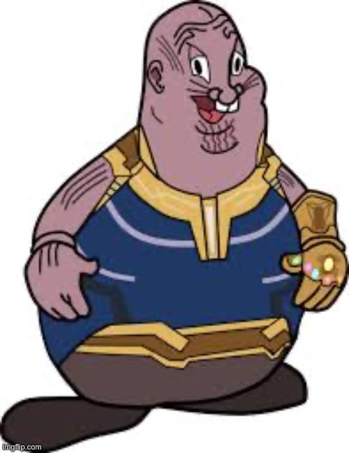 image tagged in big chungus,thanos | made w/ Imgflip meme maker