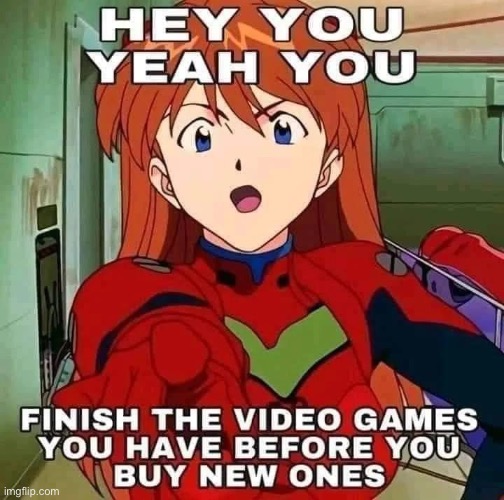 Asuka is telling you | image tagged in anime | made w/ Imgflip meme maker