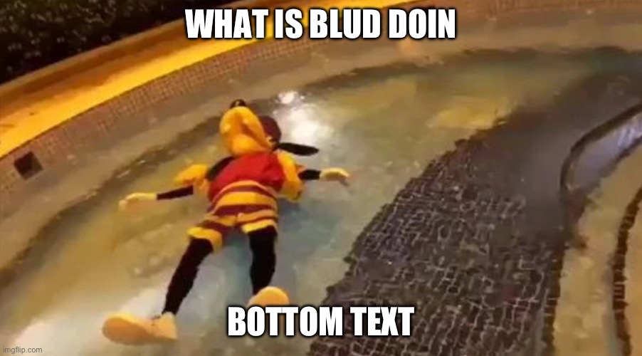 Waht he odibng rbo | WHAT IS BLUD DOIN; BOTTOM TEXT | image tagged in msmg | made w/ Imgflip meme maker