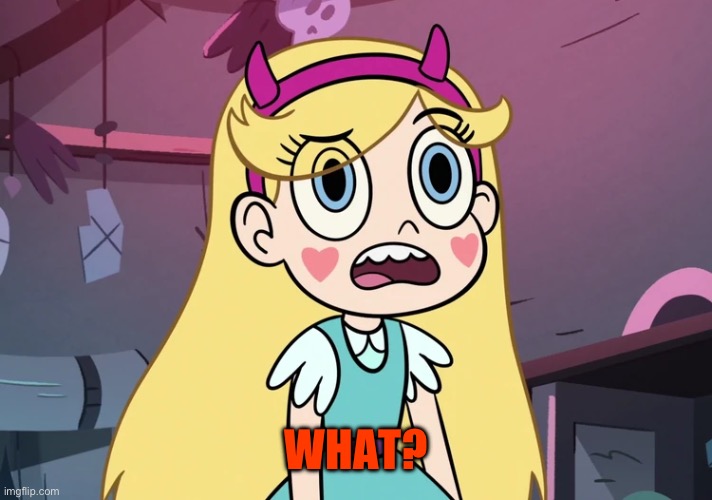 Star Butterfly Confused | WHAT? | image tagged in star butterfly confused | made w/ Imgflip meme maker