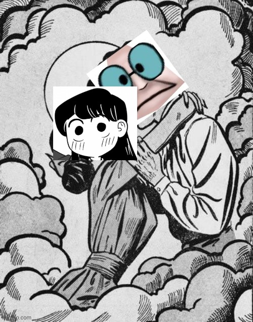 The perfect duo | image tagged in couple in love,komi,flunky,ship | made w/ Imgflip meme maker