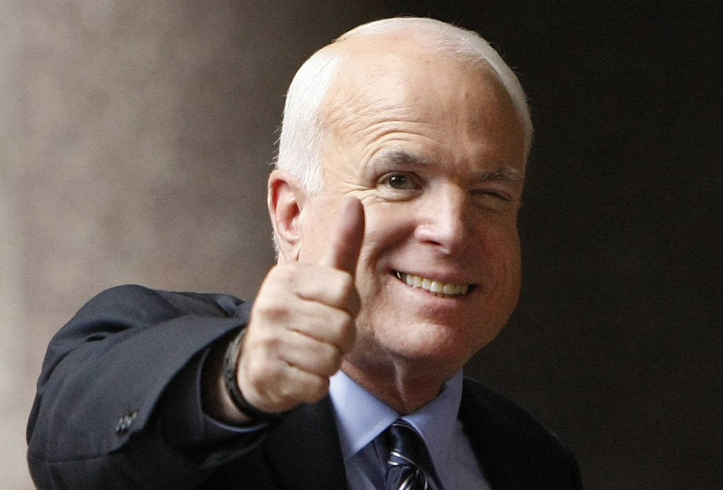 High Quality John McCain Thumbs Up Blank Meme Template