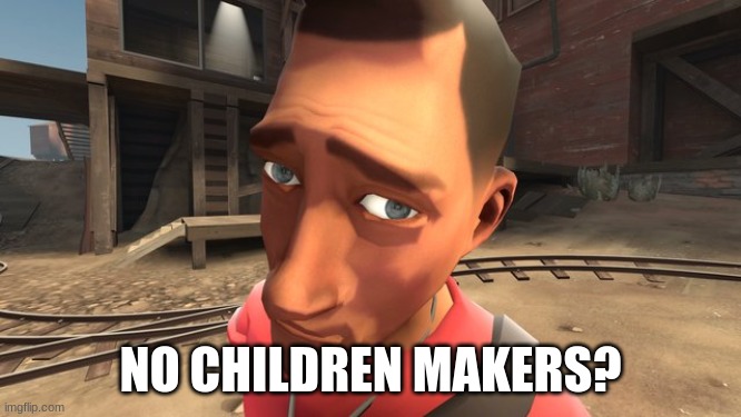 no bitches? | NO CHILDREN MAKERS? | image tagged in no bitches | made w/ Imgflip meme maker