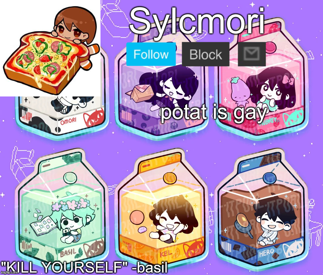 onori!! | potat is gay | image tagged in onori | made w/ Imgflip meme maker