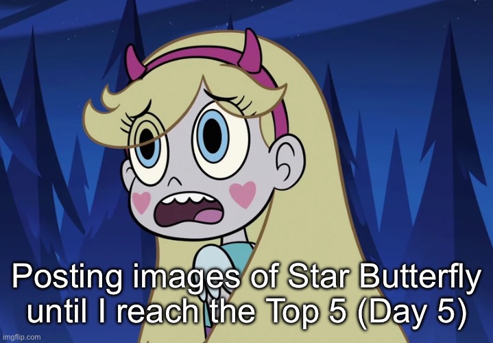 Star Butterfly looking back | Posting images of Star Butterfly until I reach the Top 5 (Day 5) | image tagged in star butterfly looking back | made w/ Imgflip meme maker