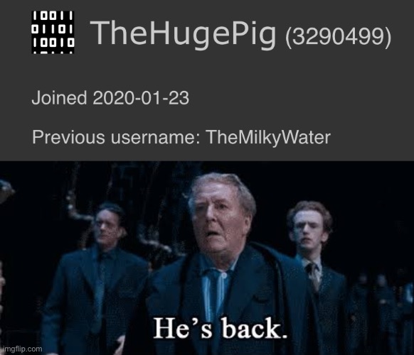 image tagged in fudge he s back | made w/ Imgflip meme maker