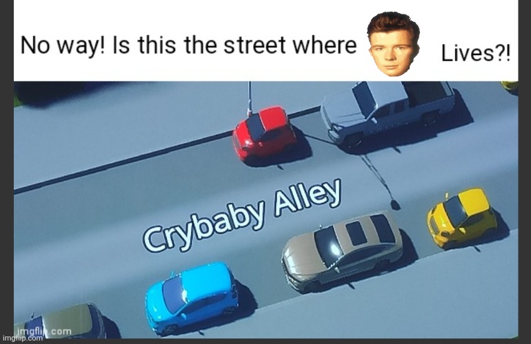 THIS template I made but with a random image | image tagged in is this the street where blank lives | made w/ Imgflip meme maker