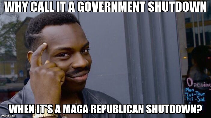 MAGA Republican Shutdown Meme