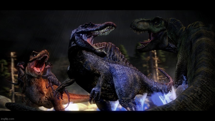 Jurassic Park 3 Alternate Ending (Gmod Poster by TREX096) | made w/ Imgflip meme maker