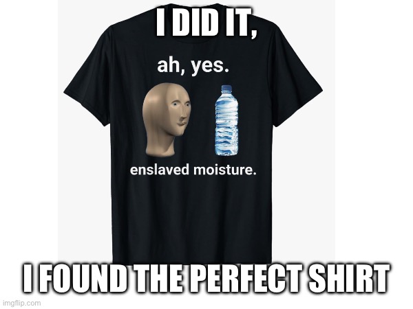 Ohhhh Yesssss | I DID IT, I FOUND THE PERFECT SHIRT | image tagged in ohhhhhh yessssss | made w/ Imgflip meme maker