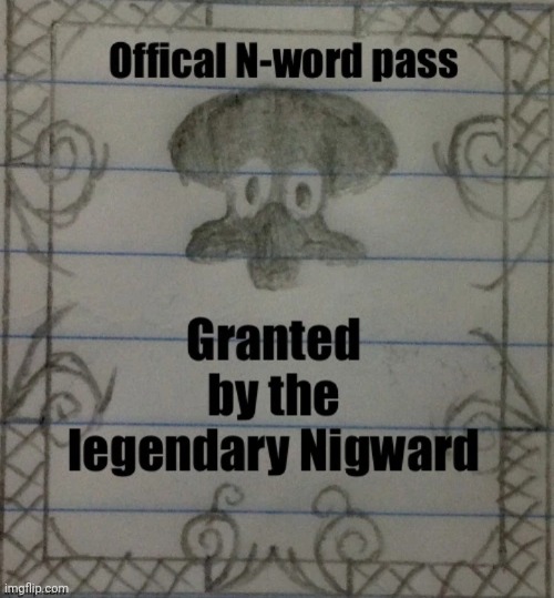 N-word pass | image tagged in n-word pass | made w/ Imgflip meme maker