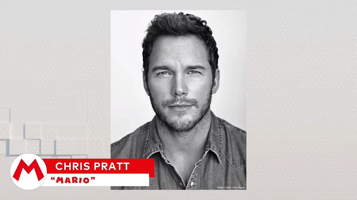 Chris Pratt as Mario Blank Meme Template