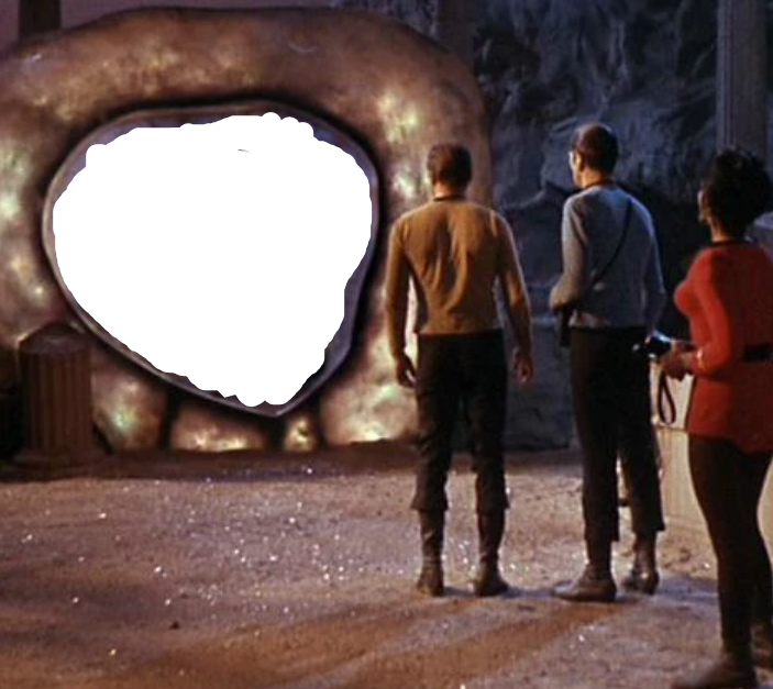 Guardian of Forever Star Trek Transparent Portal Blank Meme Template