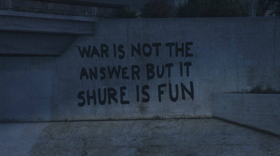 High Quality War is not the answer but shure is fun Blank Meme Template