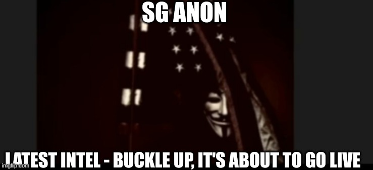 SG Anon: Latest Intel - Buckle Up, It's About to Go LIVE  (Video) 