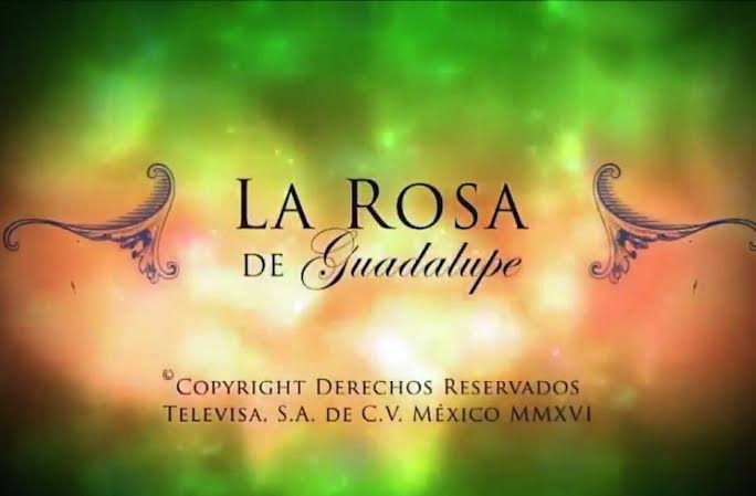 High Quality Logo La rosa de Guadalupe entrada logo Blank Meme Template