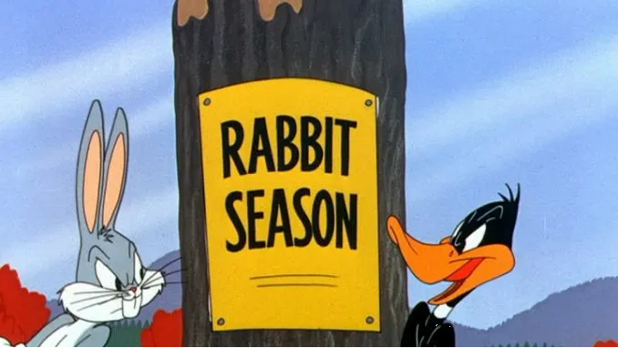 Rabbit Season Duck Season Blank Meme Template