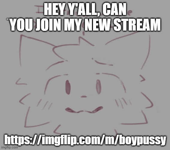https://imgflip.com/m/boypussy | HEY Y'ALL, CAN YOU JOIN MY NEW STREAM; https://imgflip.com/m/boypussy | image tagged in trust me bro | made w/ Imgflip meme maker