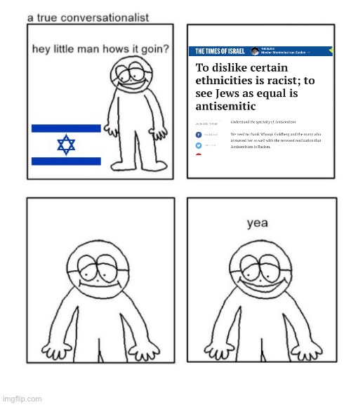 Oh gee I wonder why people don’t support Zionism | made w/ Imgflip meme maker