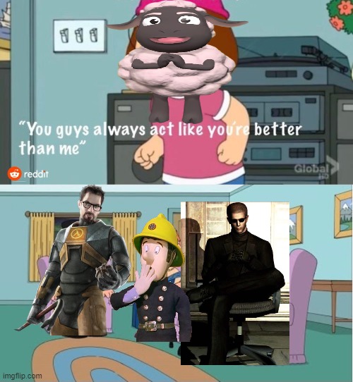 Wooly and Wesker memes | image tagged in you guys always act like you're better than me,memes | made w/ Imgflip meme maker