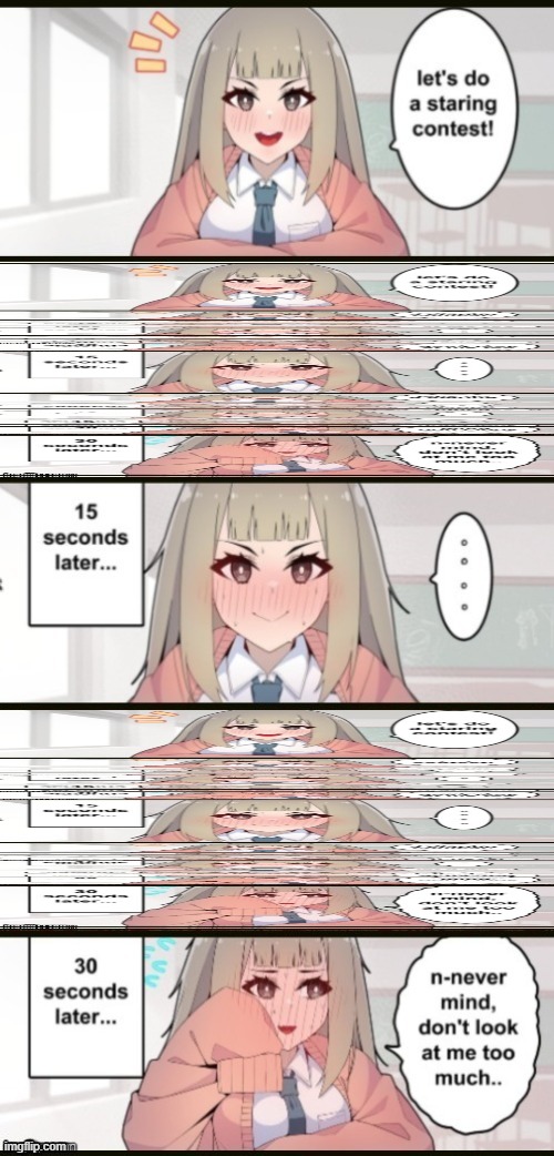 dont look at this recursion, your eyes will hurt just like hers. | made w/ Imgflip meme maker