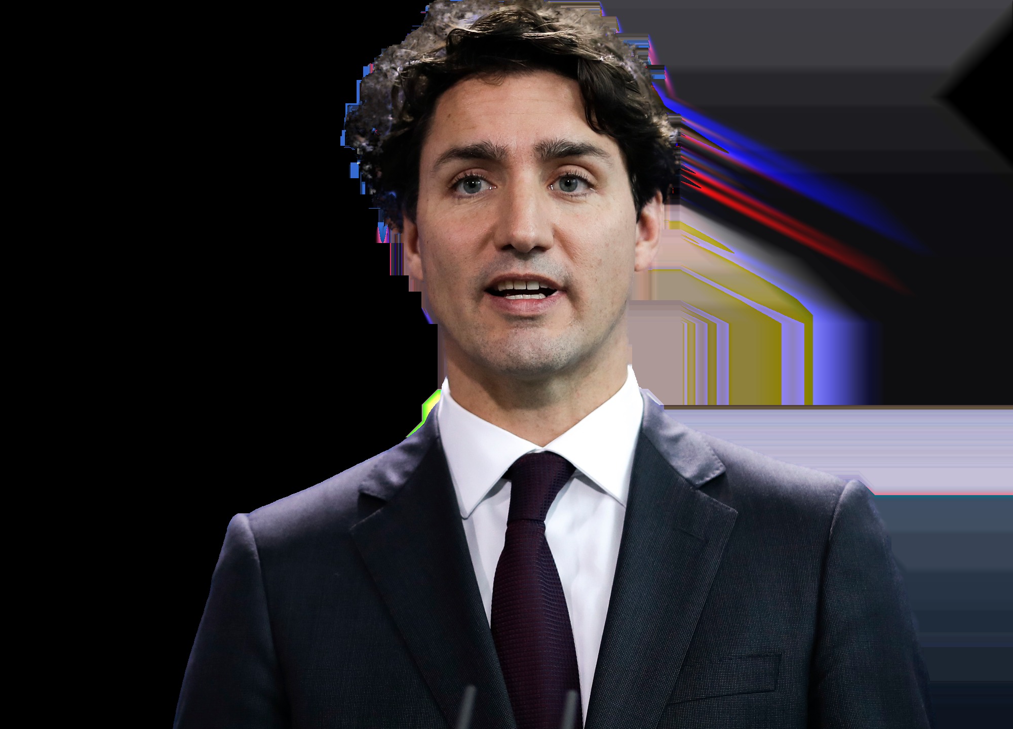 High Quality Justin Trudeau Blank Meme Template