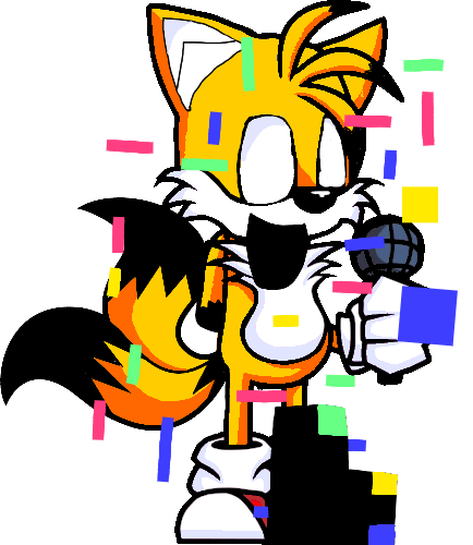 High Quality Fnf Pibby Glitch Tails Blank Meme Template