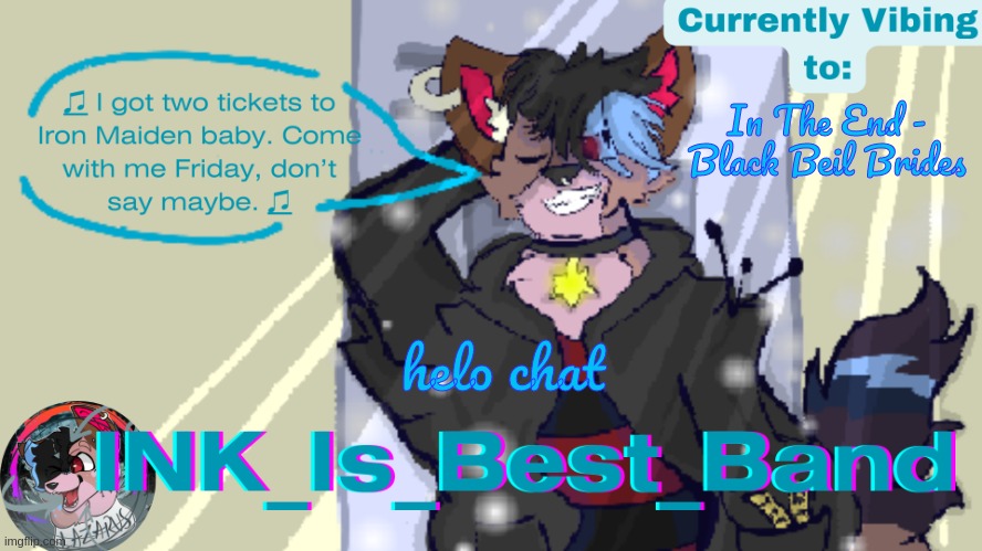the new nfsw rule i was perma banned even tho i marked it nsfw (i got it appealed) | In The End - Black Beil Brides; helo chat | image tagged in wheatus temp | made w/ Imgflip meme maker