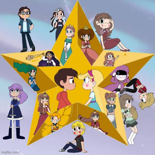 The STARcos | image tagged in star vs the forces of evil,starco | made w/ Imgflip meme maker