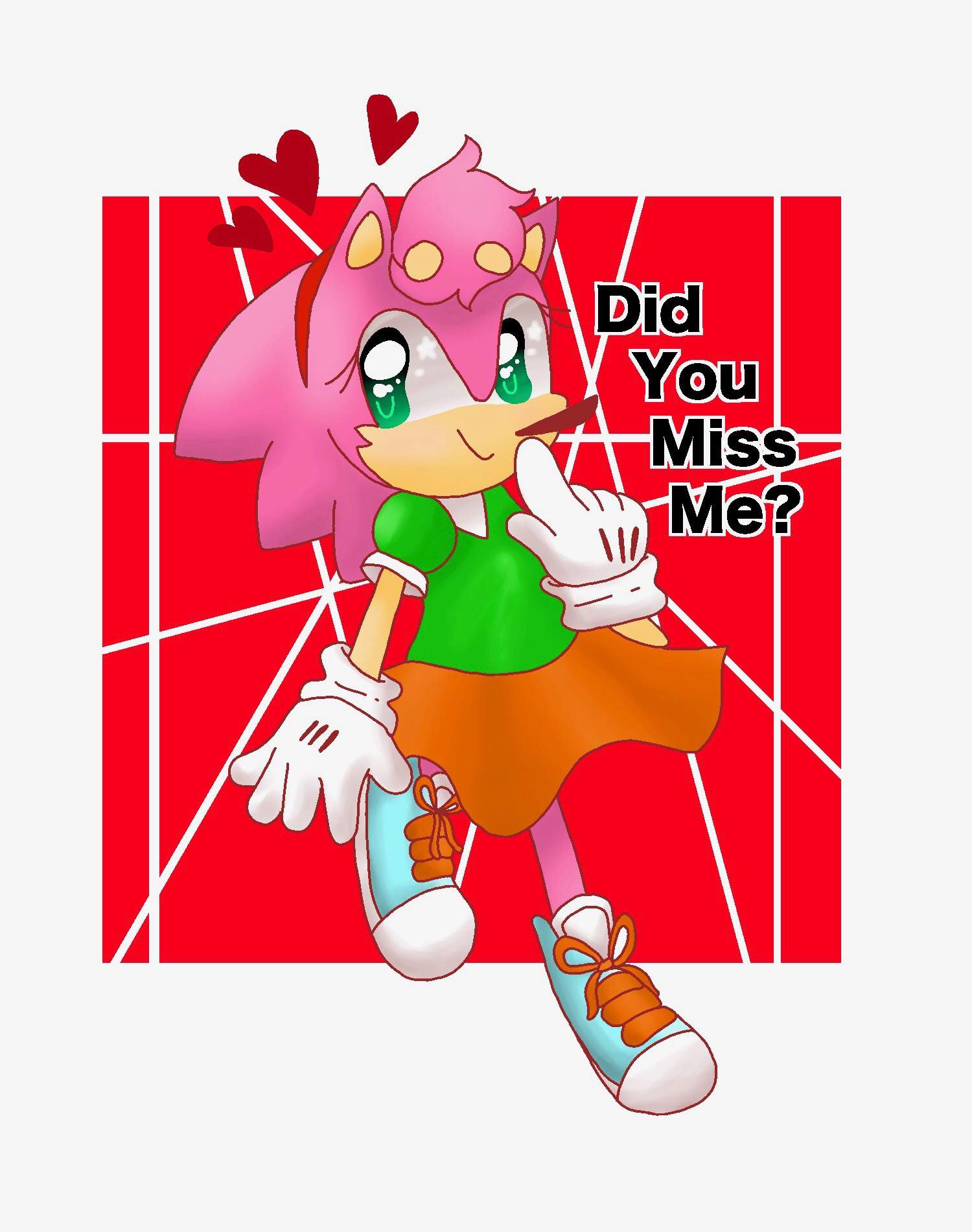 Classic Amy Is Way Better Then Modern Amy Blank Meme Template