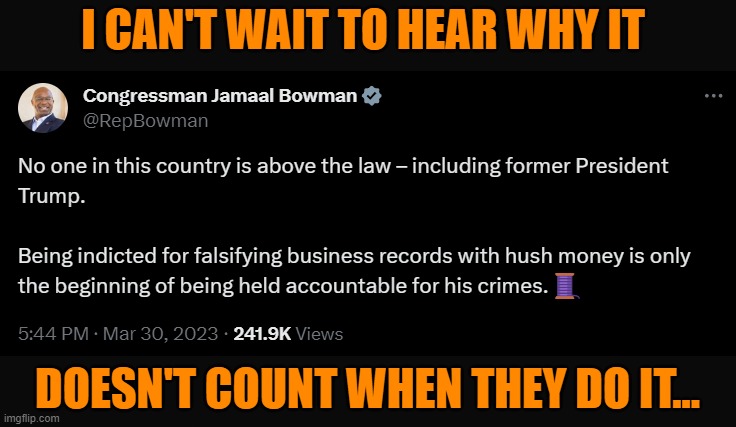 I CAN'T WAIT TO HEAR WHY IT; DOESN'T COUNT WHEN THEY DO IT... | image tagged in jamaal brown,democrats,corruption,fire alarm | made w/ Imgflip meme maker
