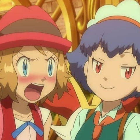 High Quality Serena and miette Blank Meme Template