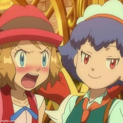 Caption this | image tagged in serena and miette | made w/ Imgflip meme maker