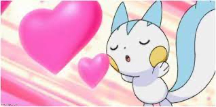 Pachirisu Kisses | image tagged in pachirisu kisses | made w/ Imgflip meme maker