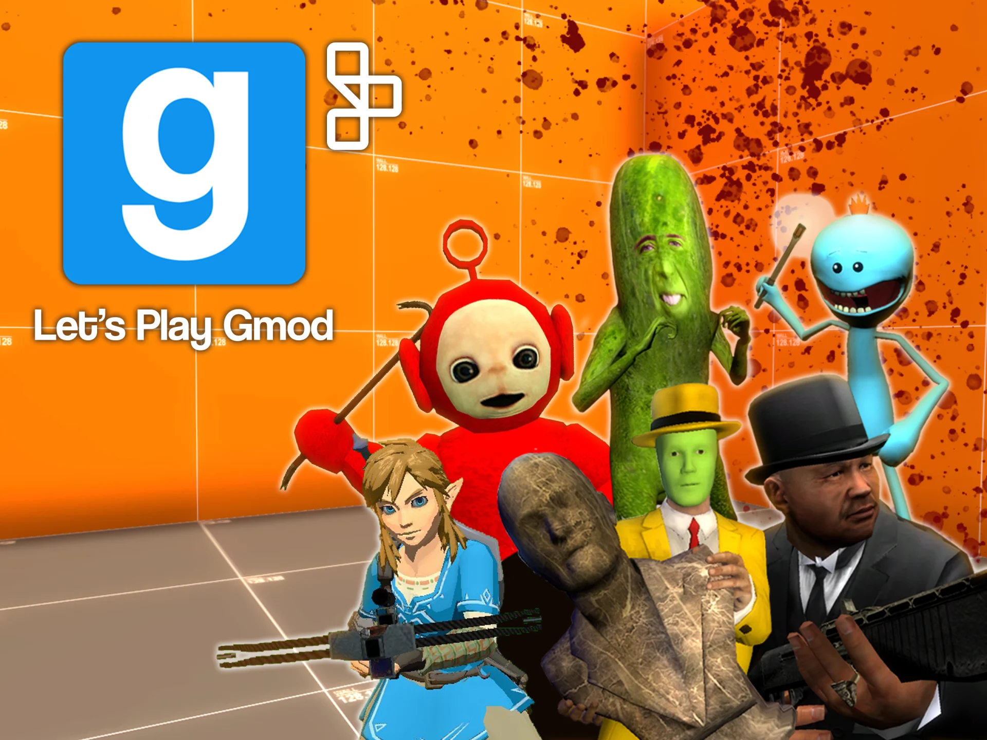 High Quality Series Let's Play Gmod - Rooster Teeth Blank Meme Template