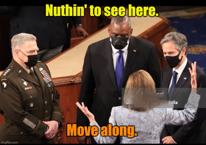 Coven Cabal | Nuthin' to see here. Move along. | image tagged in coven cabal | made w/ Imgflip meme maker