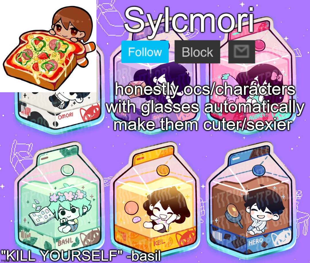 onori!! | honestly ocs/characters with glasses automatically make them cuter/sexier | image tagged in onori | made w/ Imgflip meme maker