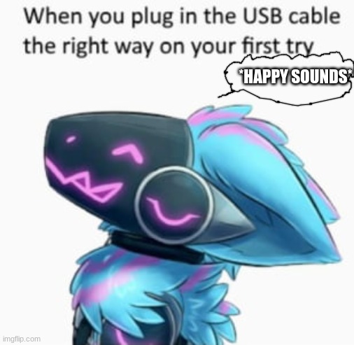 *HAPPY SOUNDS* | image tagged in protogen | made w/ Imgflip meme maker