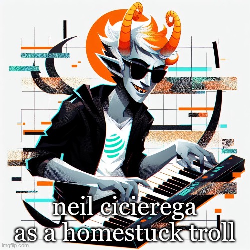 this MIGHT be dave strider | neil cicierega as a homestuck troll | made w/ Imgflip meme maker