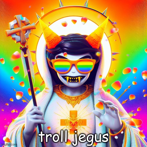 troll jegus | made w/ Imgflip meme maker