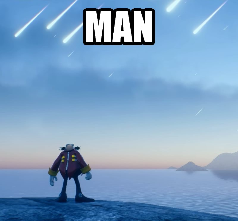 High Quality eggman man Blank Meme Template