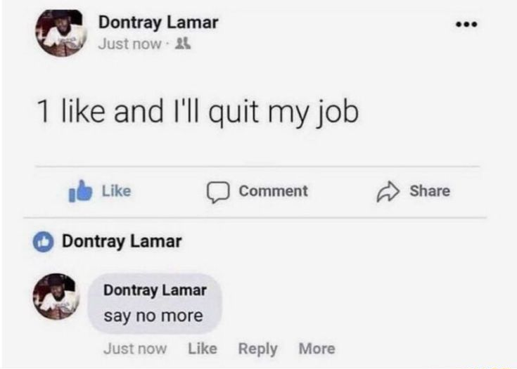 1 Like and I'll quit my job Blank Meme Template