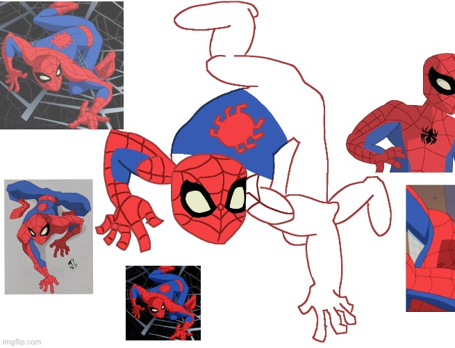 spiderman wip | image tagged in spiderman | made w/ Imgflip meme maker