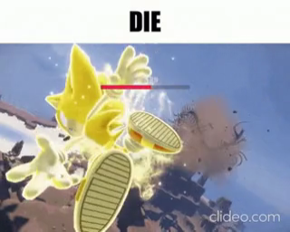 sonic frontiers die Blank Meme Template