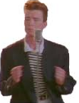 High Quality Rickroll Blank Meme Template