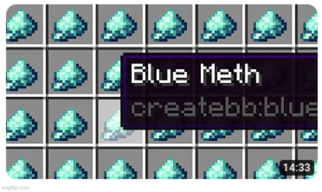 OOCYTT: "createbb" is walter white's minecraft mod | made w/ Imgflip meme maker