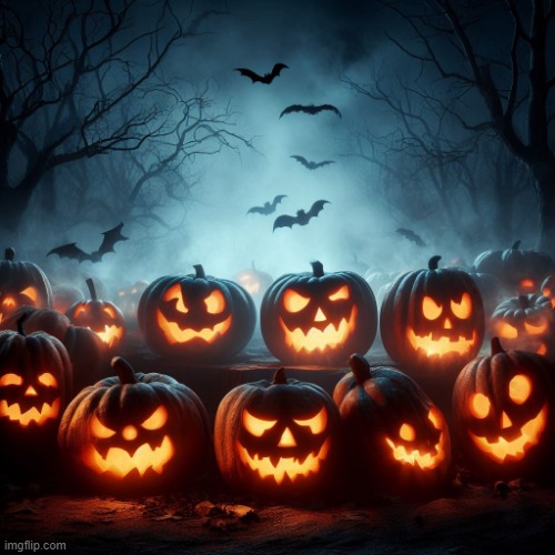 creepy pumpkins | image tagged in creepy pumpkins | made w/ Imgflip meme maker