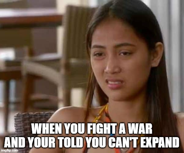 Colonists after french indian war | WHEN YOU FIGHT A WAR AND YOUR TOLD YOU CAN'T EXPAND | image tagged in rose 90 day fiance | made w/ Imgflip meme maker