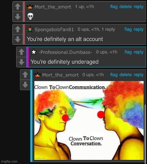 Bruh | image tagged in memes,funny,clowns | made w/ Imgflip meme maker